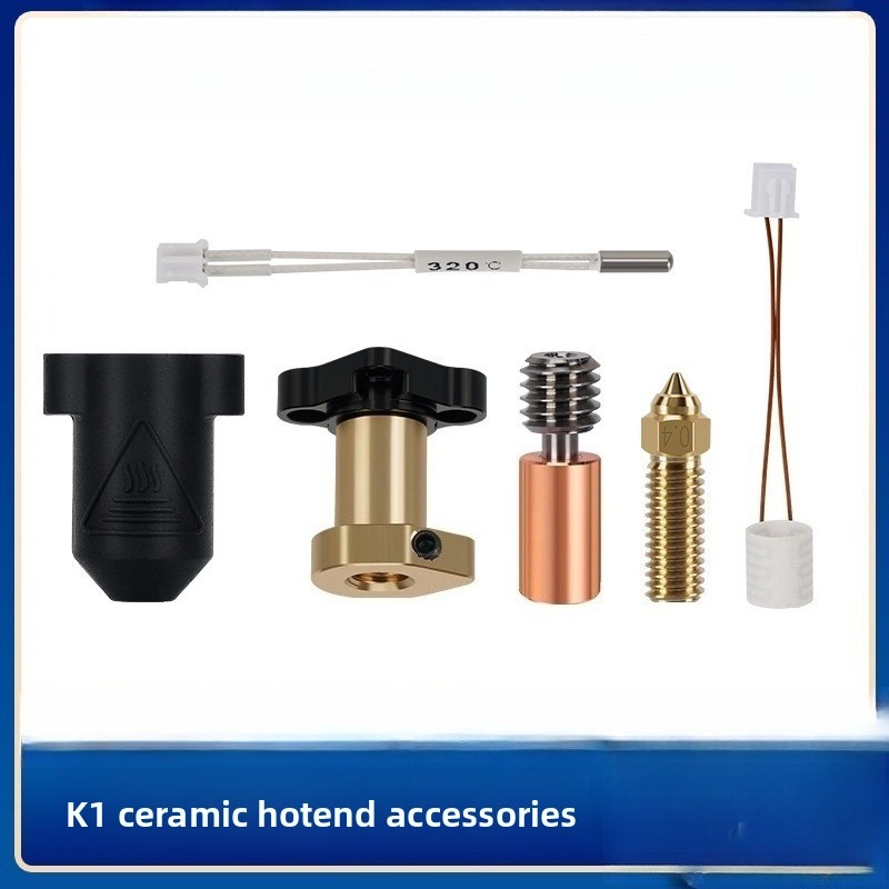High Flow Ceramic Hotend - Accessori Creativi per Stampa 3D K1/Max: