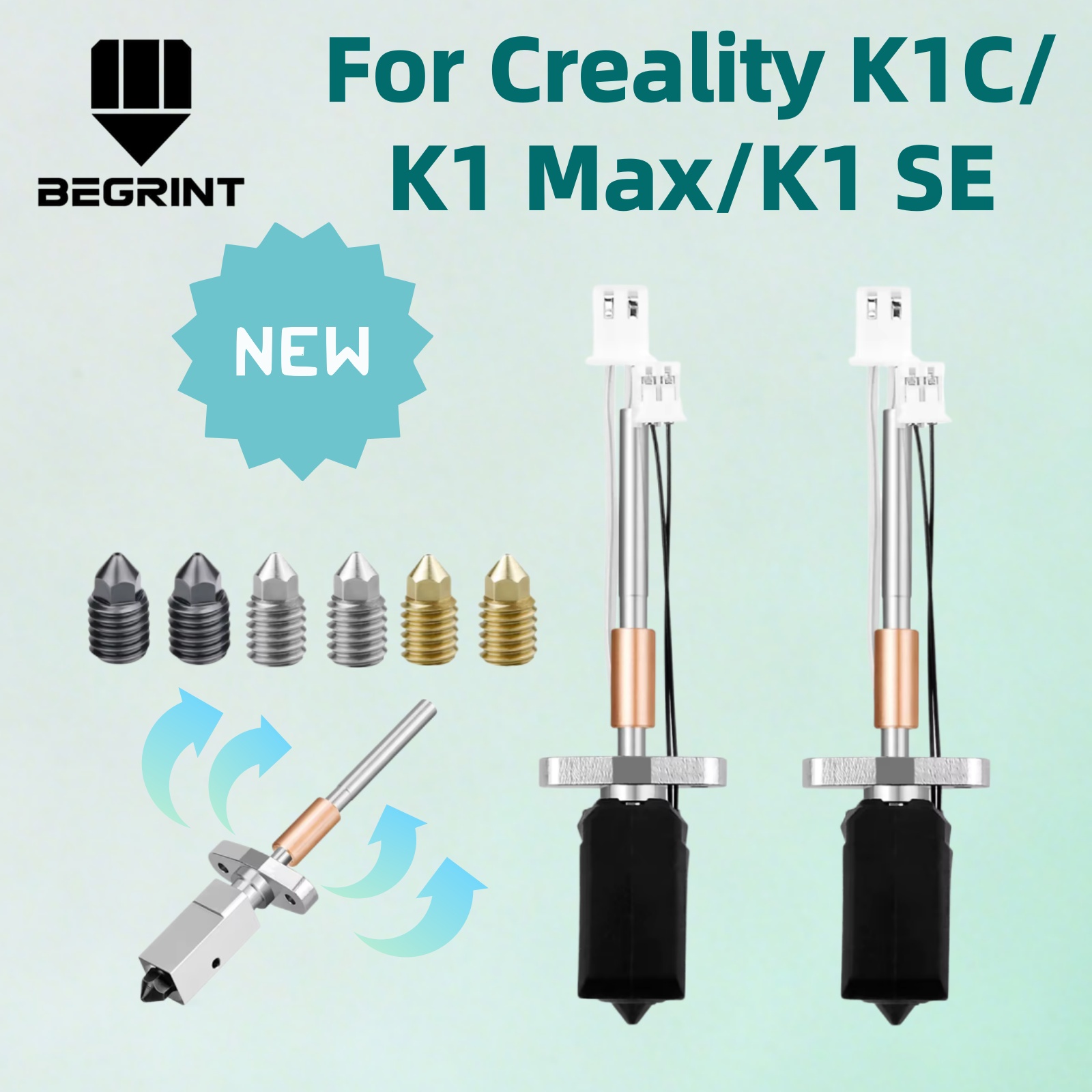 High Flow Ceramic Hotend - Ultimo Kit Blocco Riscaldante in Ceramica