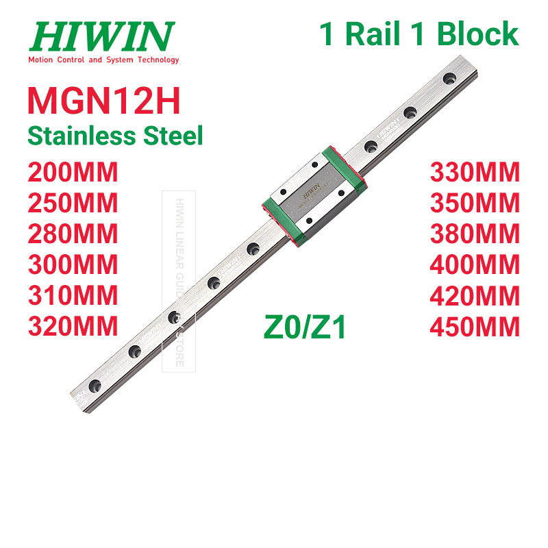 HIWIN MGN12H Z1 Z0 HIWIN MGN12 - Linear Rail Mgn12H Set recensione e prezzo